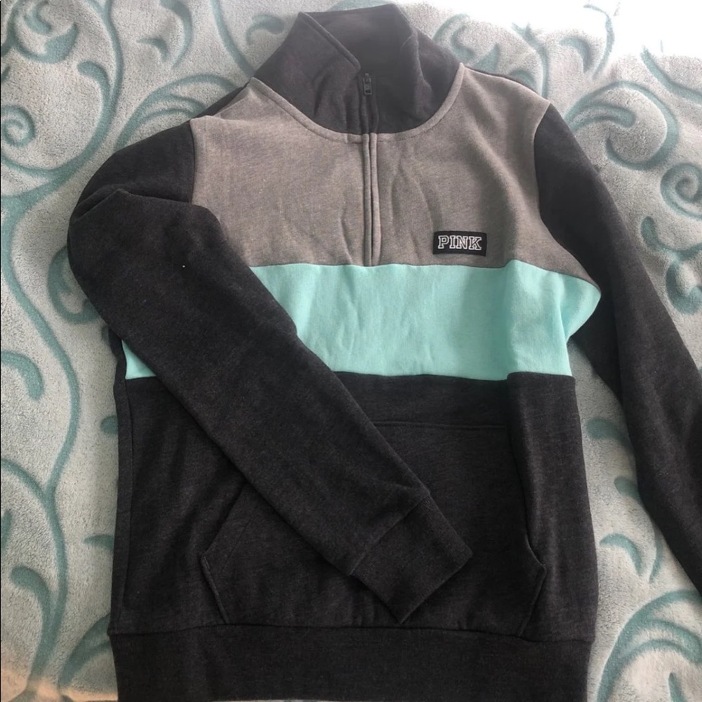 PINK quarter zip xs